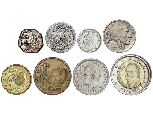 Lote 20 monedas. 1808 a 2005. ... 