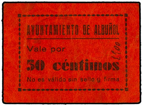 Andalucia - 50 Céntimos. ... 