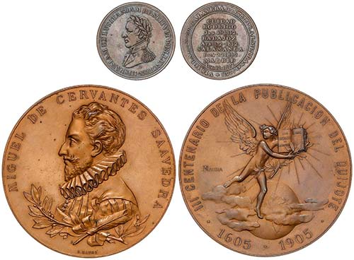 Lote 2 medallas. 1812 y 1905. AR ... 