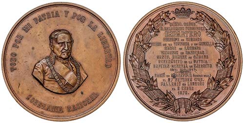 Medalla Muerte de Espartero. 1878. ... 