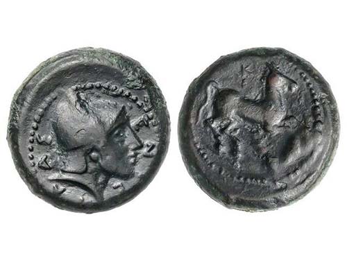 AE 17. 307-305 a.C. SICILIA. ... 
