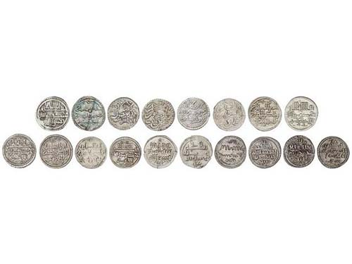 Almoravids - Lote 9 monedas ... 