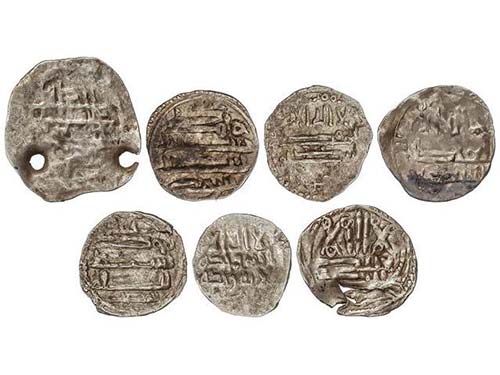 Idrisids - Lote 7 monedas 1/2 (6) ... 