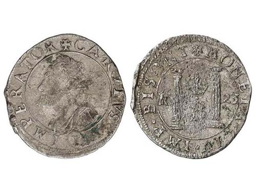 Philip IV - 1/32 Patagón. 1623. ... 