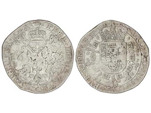 Philip IV - 1/2 Patagón. 1633. ... 