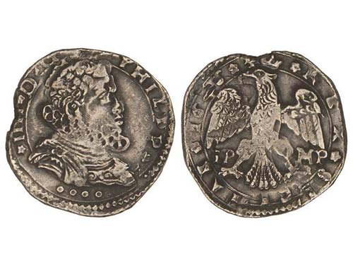 Philip IV - 4 Tari. 1646. MESSINA. ... 