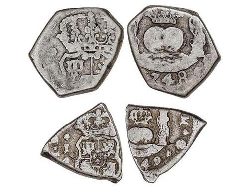 Ferdinand VI - Lote 2 monedas 1 y ... 