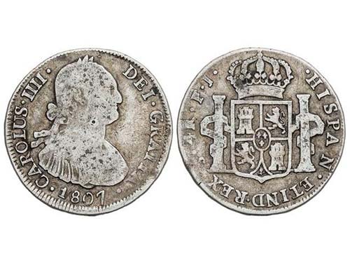 Charles IV - 4 Reales. 1807. ... 