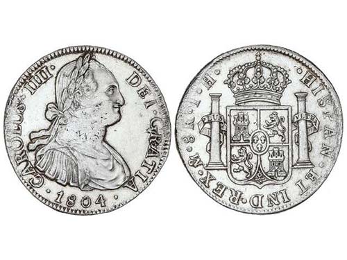 Charles IV - 8 Reales. 1804. ... 