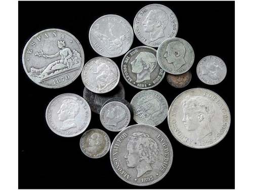 Lote 16 monedas 1 Céntimo a 5 ... 
