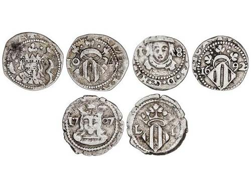 Lote 3 monedas Divuité. 1624, ... 