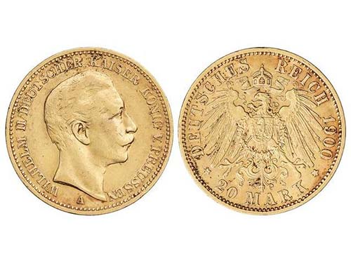 German States - 20 Marcos. 1900-A. ... 
