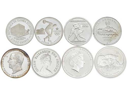Lote 4 monedas. 1980, 1981, 1998 y ... 