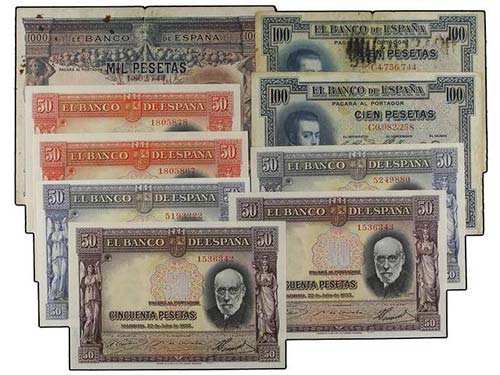 SPANISH BANK NOTES - Lote 9 ... 