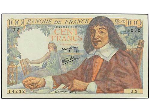 WORLD BANK NOTES - 100 Francos. 15 ... 