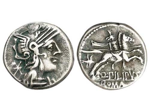 Republic - Denario. 129 a.C. ... 