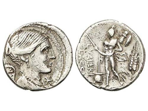 Republic - Denario. 108-107 a.C. ... 