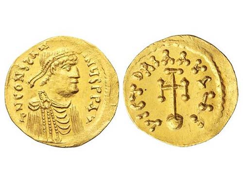Semisis. (641-668 d.C.). CONSTANS ... 