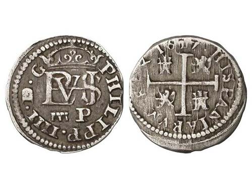 Philip IV - 1/2 Real. 1627. ... 