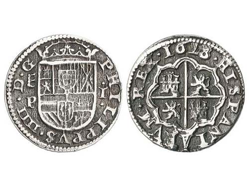 Philip IV - 1 Real. 1628. SEGOVIA. ... 