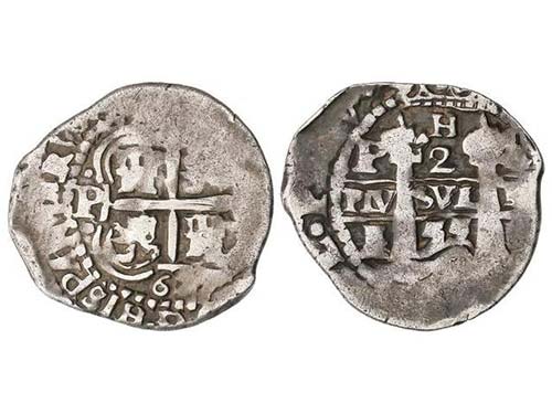 Philip IV - 2 Reales. 1655. ... 