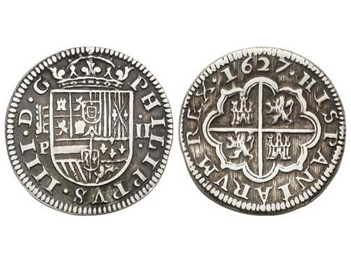 Philip IV - 2 Reales. 1627. ... 