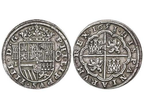Philip IV - 8 Reales. 1651/31. ... 