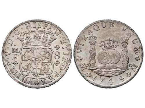 Philip V - 8 Reales. 1744. ... 