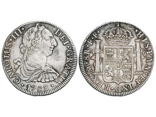 Charles III - 8 Reales. 1783. ... 
