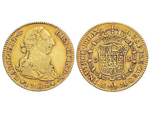 Charles III - 2 Escudos. 1788/78. ... 