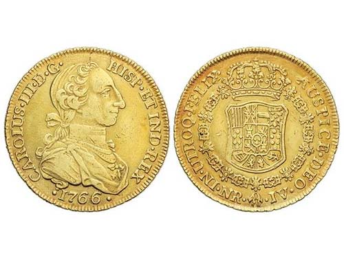 Charles III - 8 Escudos. 1766. ... 
