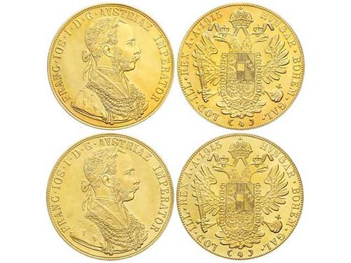 Austria - Lote 2 monedas 4 ... 