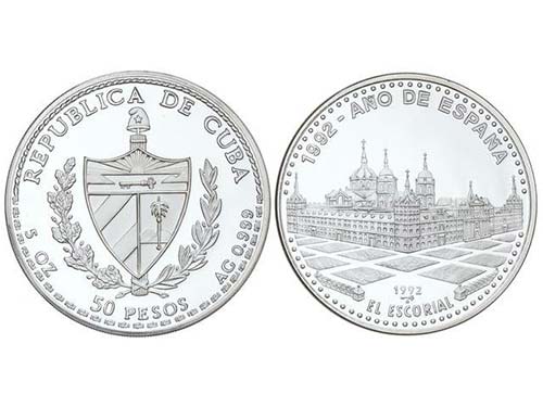 Cuba - 50 Pesos. 1992. 155,44 grs. ... 