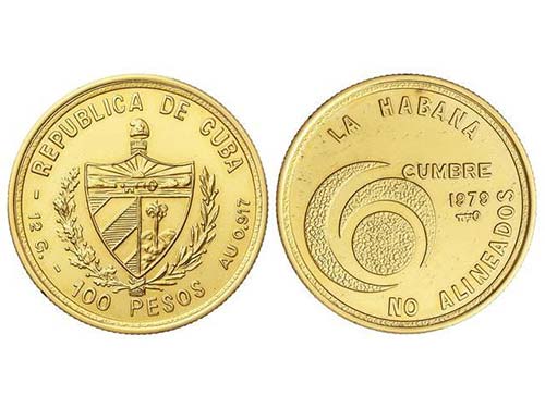 Cuba - 100 Pesos. 1979. 11,98 grs. ... 