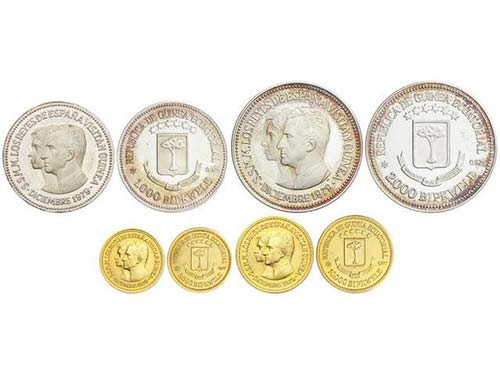 Equatorial Guinea - Set 4 monedas ... 