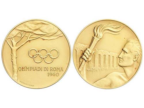 Italy - Medalla. 1960. OLIMPIADA ... 