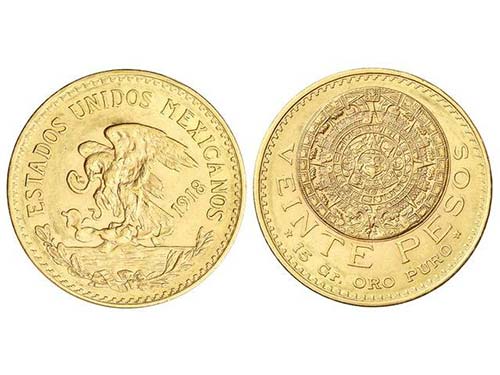 Mexico - 20 Pesos. 1918. 16,65 ... 