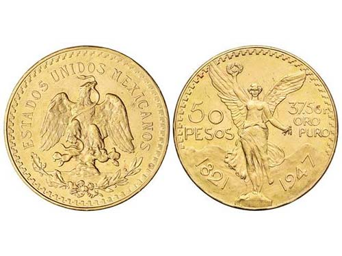 Mexico - 50 Pesos. 1947. 41,57 ... 