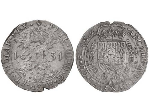 Philip IV - Patagón. 1651. ... 