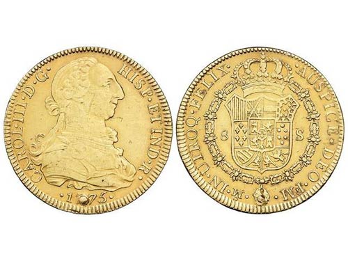 Charles III - 8 Escudos. 1775. ... 