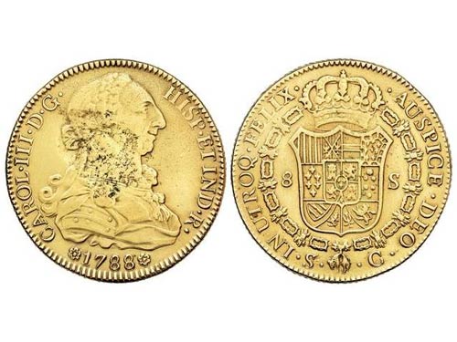 Charles III - 8 Escudos. 1788. ... 