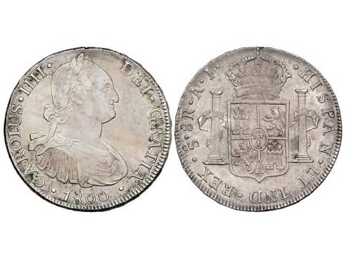 Charles IV - 8 Reales. 1800. ... 