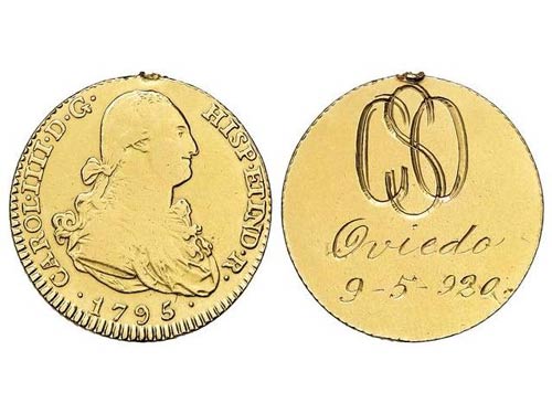 Charles IV - 2 Escudos. 1795. 6,11 ... 