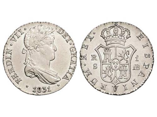 Ferdinand VII - 1 Real. 1831. ... 