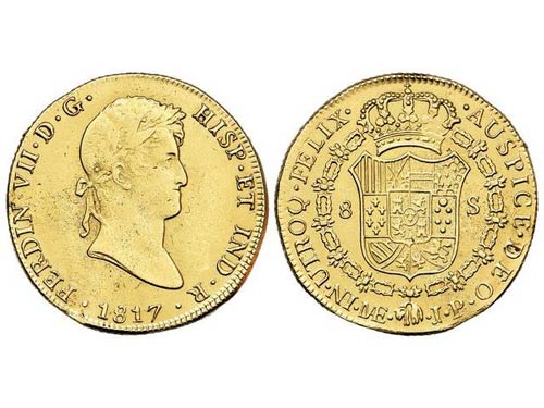 Ferdinand VII - 8 Escudos. 1817. ... 