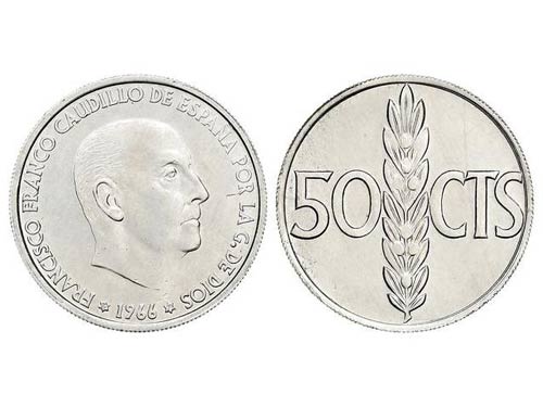 50 Céntimos. 1966 (*19-70). ... 