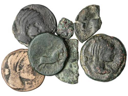 Celtiberian Coins - Lote 7 cobres. ... 