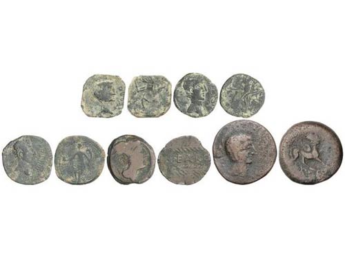 Celtiberian Coins - Lote 5 monedas ... 