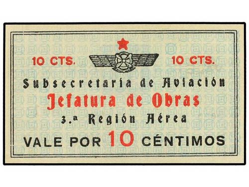 10 Céntimos. 1 Noviembre 1937. ... 