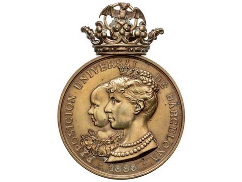Medalla Categoria Bronce. 1888. ... 